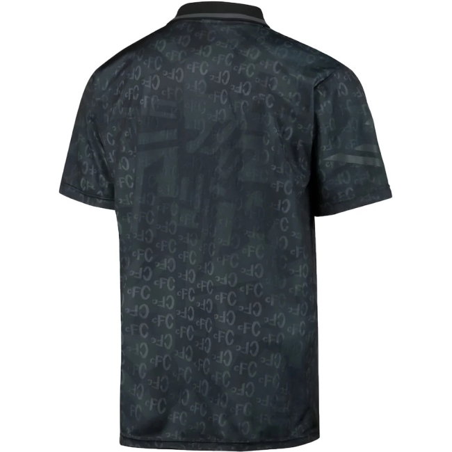 Chelsea 1992 Black Out Retro Football Shirt (Essien 5)-SoccerKits Hub | Buy Soccer Jerseys Online